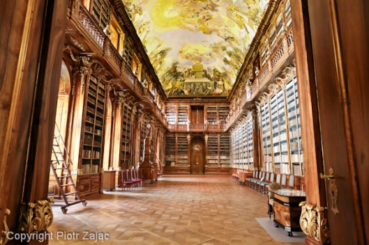 Philosophical Hall in Strahov Library in Prague, Czech Republic